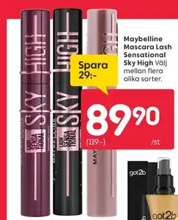 Rusta Mascara Lash Sensational Sky High Välj mellan flera olika sorter. erbjuda