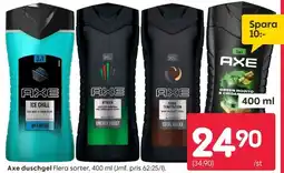 Rusta Axe duschgel erbjuda