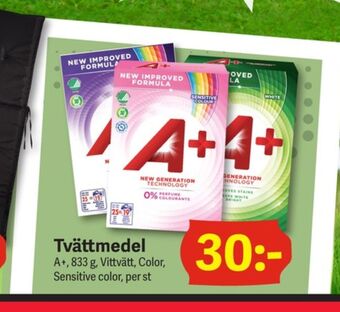 A+ Tvättmedel pulver