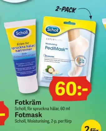 DollarStore Scholl Fotkräm erbjuda