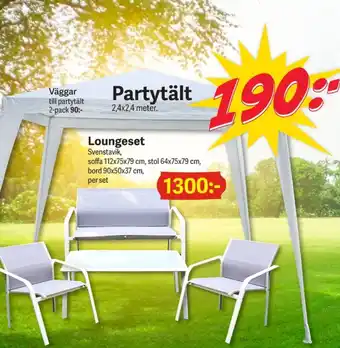 Partytälttillbehör