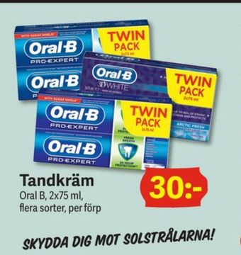 DollarStore Oral-B Tandkräm erbjuda