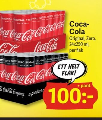 DollarStore Coca Cola Zero Läskedryck erbjuda