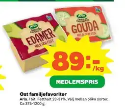 Stora Coop Ost familjefavoriter, Medlemspris erbjuda