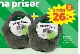 Stora Coop Broccoli, SEK 26 erbjuda