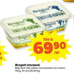 Stora Coop Bregott storpack, SEK 69.9 erbjuda