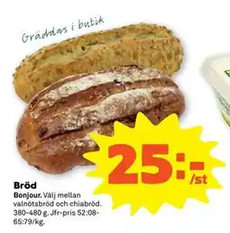 Stora Coop Bröd, SEK 25 erbjuda