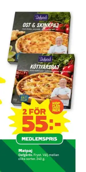 Stora Coop Matpaj, Medlemspris erbjuda