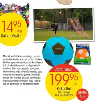 EKO KickerBall Fotboll erbjuda