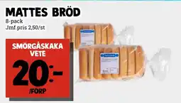 MatArket MATTES BRÖD erbjuda