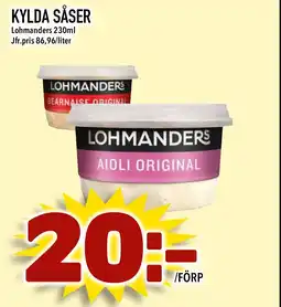 MatArket KYLDA SÅSER erbjuda
