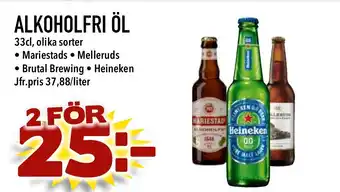 MatArket ALKOHOLFRI ÖL erbjuda