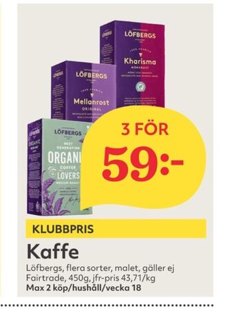 Hemköp Brazil Kaffe malet erbjuda