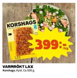 Coop VARMRÖKT LAX erbjuda