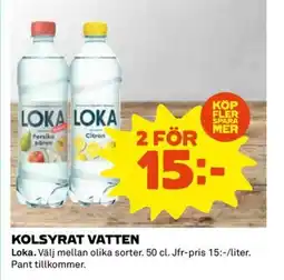 Coop KOLSYRAT VATTEN erbjuda