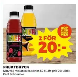 Coop FRUKTDRYCK erbjuda