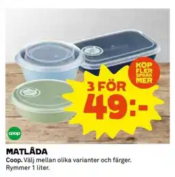 Coop Matlåda erbjuda