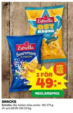 Coop SNACKS erbjuda