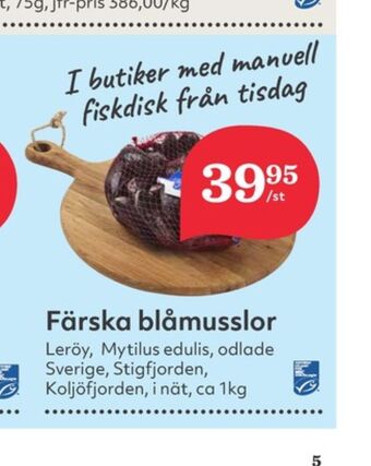 Hemköp Leröy Blåmusslor erbjuda