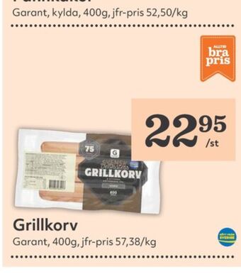 Hemköp Garant Grillkorv erbjuda