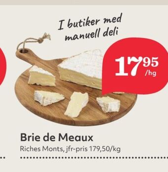 Hemköp Brie de Meaux Brie erbjuda