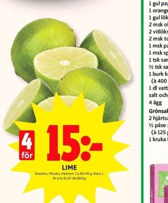 ICA Kvantum Lime erbjuda