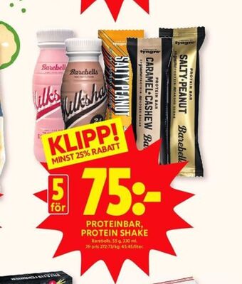 ICA Kvantum Barebells Milk Shake erbjuda
