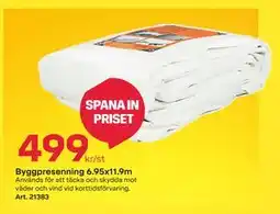 Byggmax Byggpresenning 6.95x11.9m, SEK 499 erbjuda