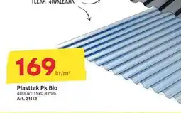 Byggmax Plasttak Pk Bio, SEK 169 erbjuda