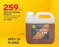 Byggmax Midun Linoljesåpa Natur 3L, SEK 259 erbjuda