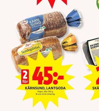 ICA Kvantum Lantgoda Bröd erbjuda