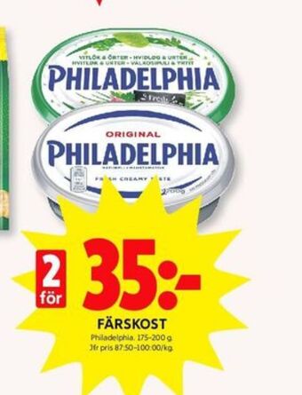 ICA Kvantum Philadelphia Färskost erbjuda