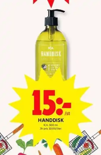 ICA Kvantum ICA Handdiskmedel erbjuda