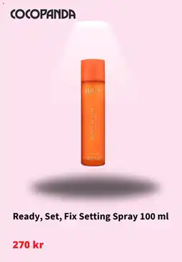 Cocopanda Ready, Set, Fix Setting Spray erbjuda
