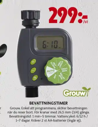 ICA Maxi Grouw Bevattningstimer erbjuda