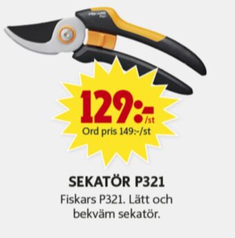 ICA Maxi Fiskars Sekatör erbjuda