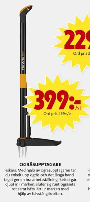 ICA Maxi Fiskars Ogräsupptagare erbjuda