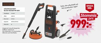ICA Maxi Black&Decker Högtryckstvätt erbjuda