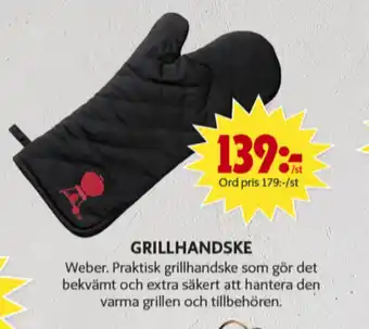 ICA Maxi Weber Grillhandske erbjuda
