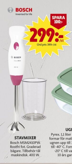 ICA Maxi Bosch Stavmixer erbjuda