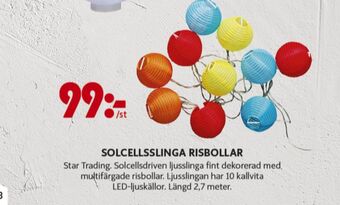 ICA Maxi Star Trading Solcellslampor erbjuda