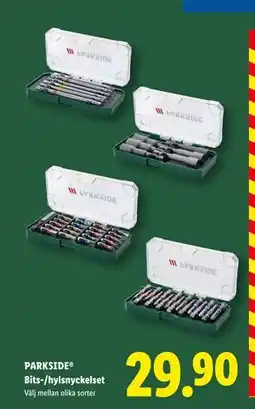 Lidl PARKSIDE Bits-/hylsnyckelset, SEK 29.9 erbjuda