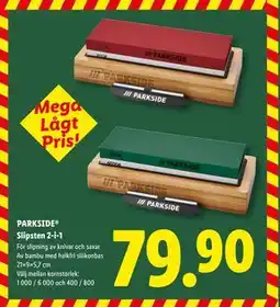 Lidl PARKSIDE Slipsten 2-i-1, SEK 79.9 erbjuda