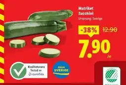 Lidl Matriket Zucchini, SEK 7.9 erbjuda
