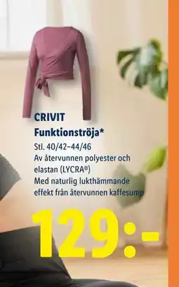 Lidl CRIVIT Funktionströja*, SEK 129 erbjuda