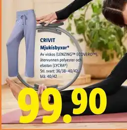 Lidl CRIVIT Mjukisbyxor*, SEK 99.9 erbjuda