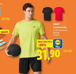 Lidl CRIVIT Funktionströja, Pris i appen erbjuda