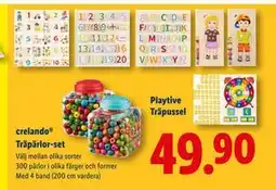 Lidl crelando Träpärlor-set, SEK 49.9 erbjuda
