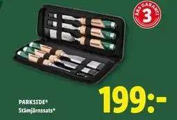 Lidl PARKSIDE Stämjärnssats, SEK 199 erbjuda