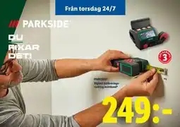 Lidl PARKSIDE Digitalt kalibreringsverktyg/måttband*, SEK 249 erbjuda